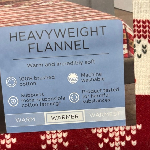 Cuddl Duds Festive Holiday Red Truck Heavyweight Twin Flannel Sheets Winter NWT - Picture 3 of 13
